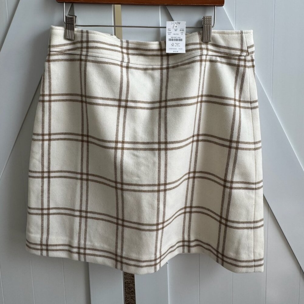 J.Crew Factory Plaid Skirt